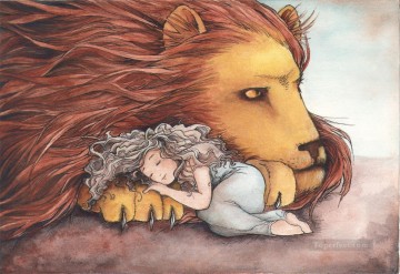 für Kinder Werke - Tochter eines Löwen für Art